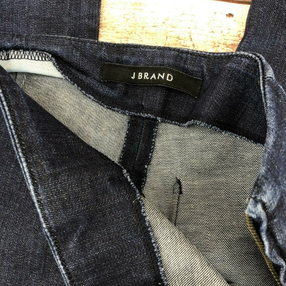 J Brand Mid Rise Slick Clean Side Zip Jeans Sz 27 - Picture 5 of 8